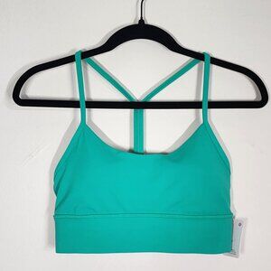 Lululemon Flow Y Bra Long Line *Nulu Kelly Green size 8 B/C